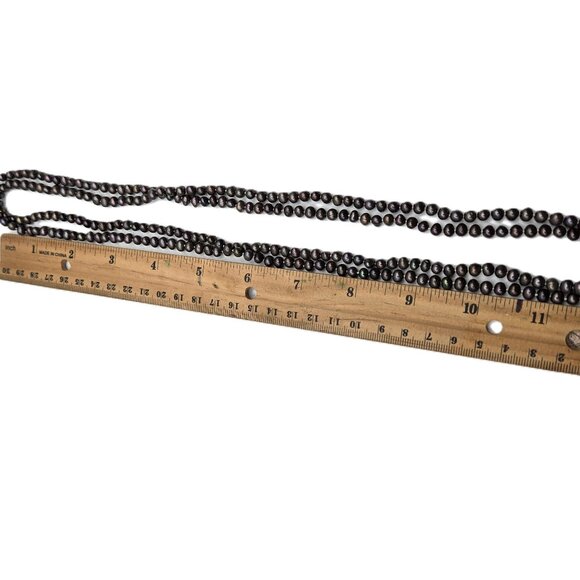 2 Sets of Necklaces 1-Chunky Beads LCi 9" & 1-Small Black Beads 24" - Picture 12 of 12